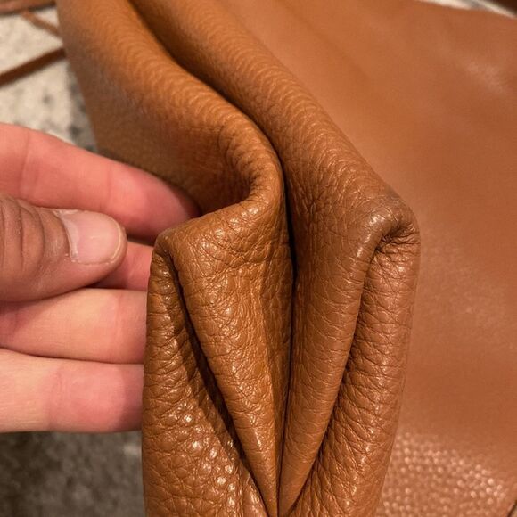 Rebecca Minkoff Moto Hobo in Almond Pebbled Leather. GUC - Picture 3 of 12
